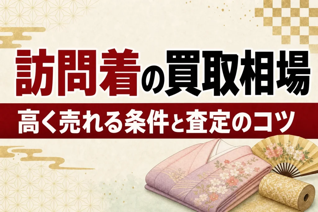 訪問着の買取相場はいくら？高く売れる訪問着の特徴と査定のポイント