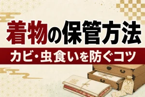 着物の保管方法で買取額が変わる｜カビ・虫食いを防ぐコツ