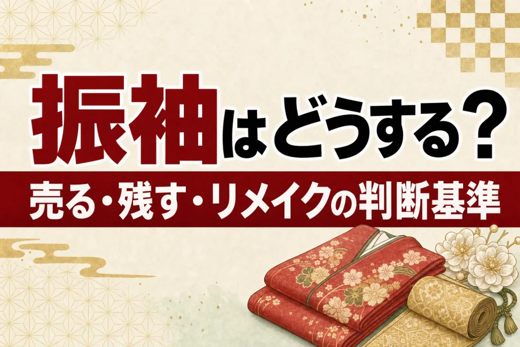 成人式が終わった振袖はどうする？売る・残す・リメイクの判断基準