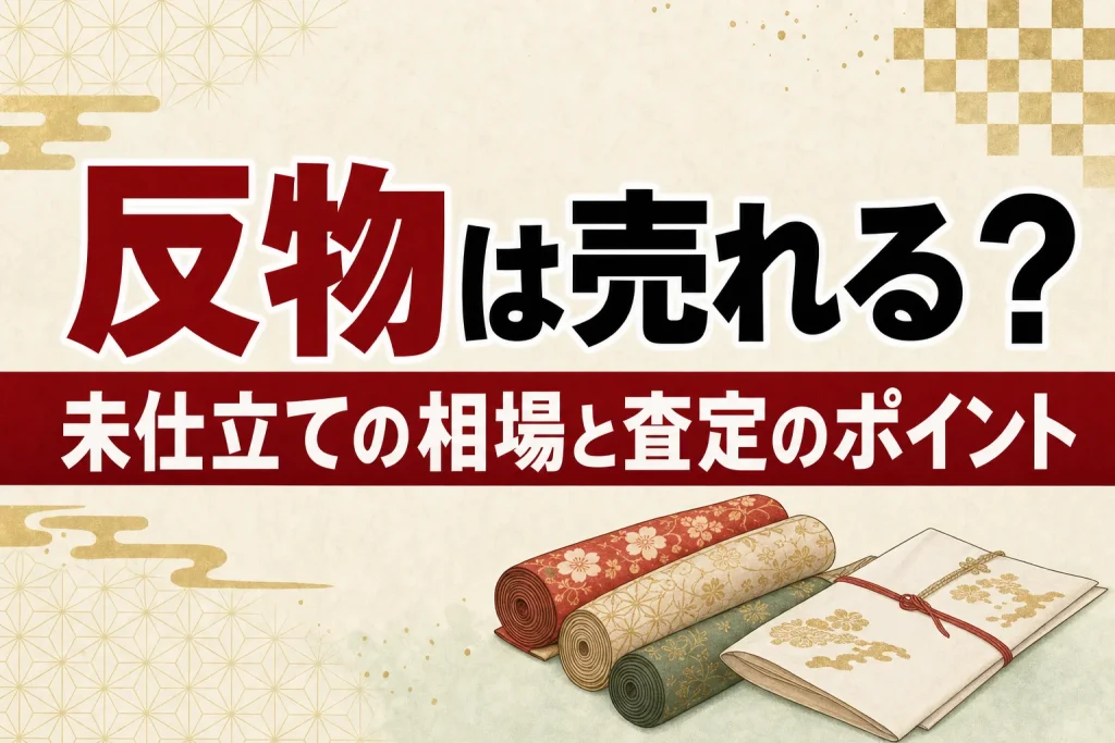 反物・未仕立ての着物は売れる？買取相場と査定のポイント